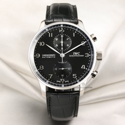 IWC Portuguese Chronograph Mens watch Unisex Automatic White gold IW371413