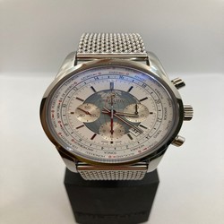 Breitling Transocean Chronograph Unitime Mens watch Unisex Automatic Steel AB0510U0 A732 152A