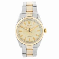 Rolex Oyster Perpetual 34 Mens watch Unisex Gold Steel Automatic 6286