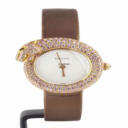 Cartier Panthere Mens watch Unisex Quartz Rose gold 2445