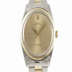 Rolex Oyster Perpetual 34 Mens watch Unisex Gold Steel Automatic 1008
