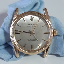 Rolex Oyster Perpetual 34 Mens watch Unisex Yellow gold Automatic 1011
