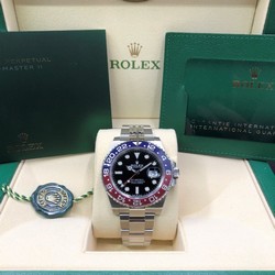 Rolex GMT-Master II Mens watch Unisex Steel Automatic 126710blro-0002