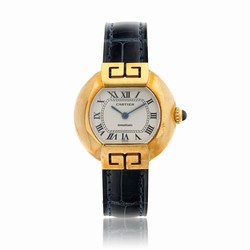 Cartier Mens watch Unisex Quartz Yellow gold 1480