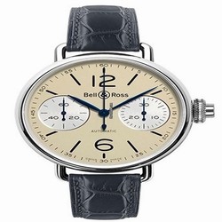 Bell & Ross Vintage Mens watch Unisex Automatic Steel BRWW1-MONO-IVO SCR